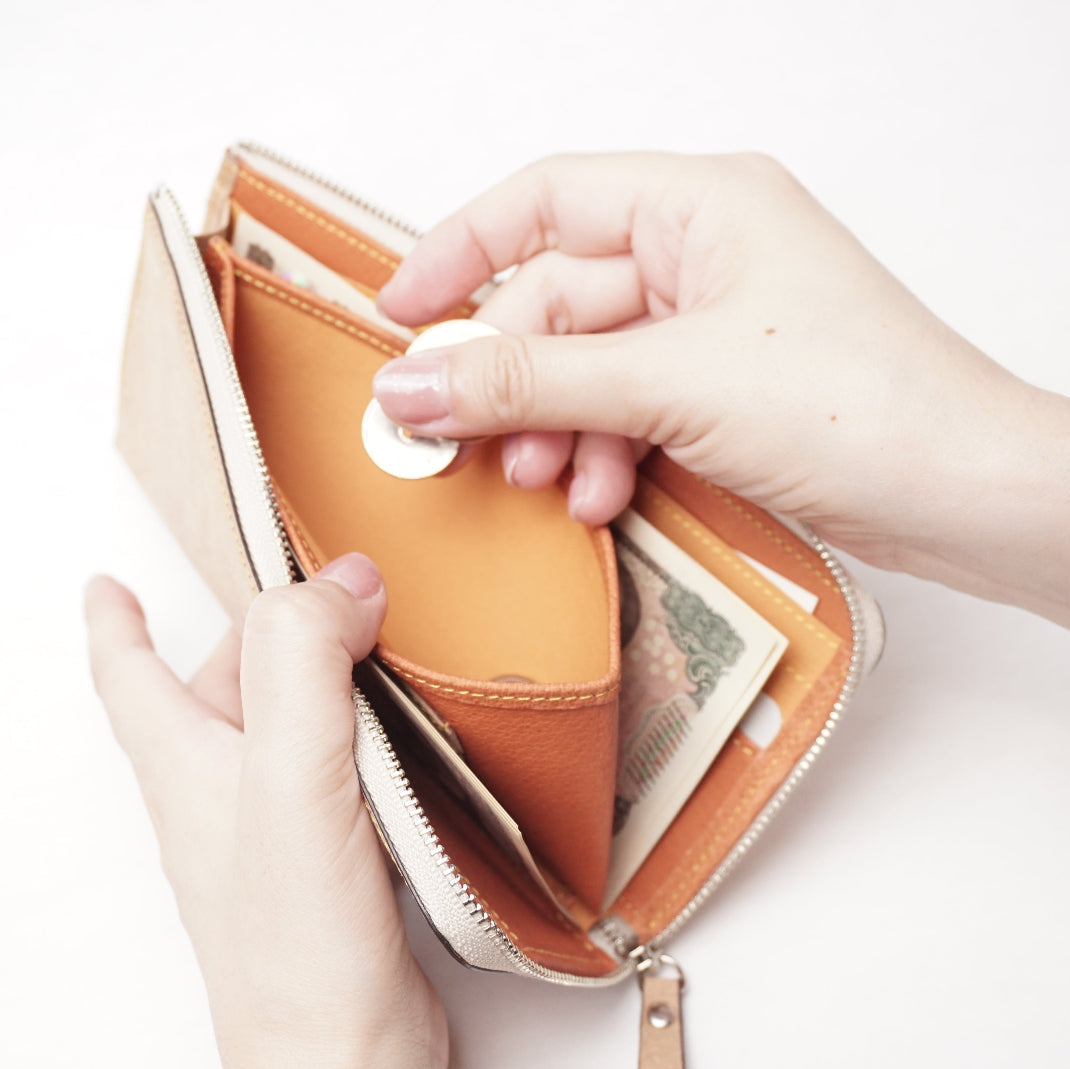 ジャーマンリサイクル L字ファスナー長財布 CH-192